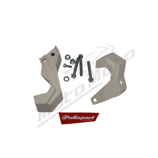 POLISPORT Šakių apsaugos apatinės baltos Yamaha YZ 125-450 08-19