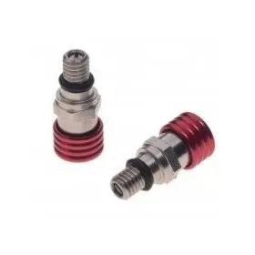 FRONT FORK BLEEDER AIR VALVE SCREW M6x0,8mm Red