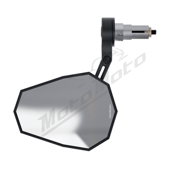 HIGHSIDER pro Bar End Mirror Stealth-X5 EVO Aprilia / Benelli / BMW / DERBI / Harley Davidson / Honda / Kawasaki / KTM / Moto Guzzi / Suzuki / Yamaha 125-1200cc 04-25 (1pc)