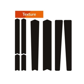 ALGIS frame protective sticker set "Road Line" - (textured-black)