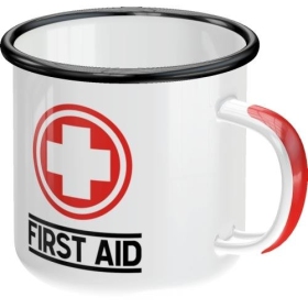 MUG ENAMEL FIRST AID 360ml