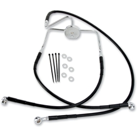 DRAG SPECIALTIES Stainless Steel Brake Line Kit Harley Davidson FLHR / FLHRC / FLHRCI / FLHRI 1340-1550cc 94-07
