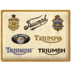 Metal tin sign TRIUMPH EVOLUTION 30x40