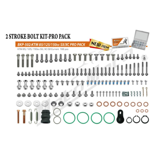 Accel Pro Pack Bolt Set Gas Gas / Husqvarna / KTM 85-150cc 02-25