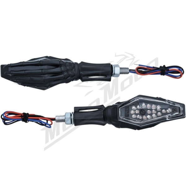KURYAKYN Sceleton Universal Turn Signal 2pcs 