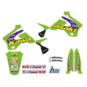TECNOSEL Stickers Kit ​​​​​​​KAWASAKI KX 125-250 1994-1998