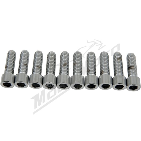 DRAG SPECIALTIES Socket-Head Bolts M8 x 1,25 (length 25,4 mm) 10pcs.