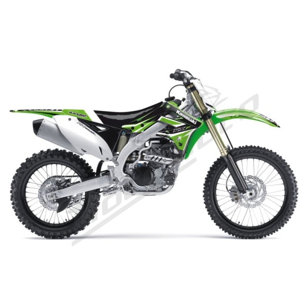 BLACKBIRD RACING Graphics kit with seat cover Kawasaki KX 450cc 12-15