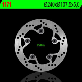 NG Rear Fixed Brake Disc 240x107.5x5mm Gas Gas / Husqvarna  / KTM 690-990cc 04-24