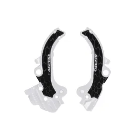Acerbis X-Grip Frame Guards KTM / GasGas / Husqvarna 65cc 24-> White/Black