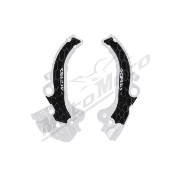 Acerbis X-Grip Rėmo Apsaugos KTM / GasGas / Husqvarna 65cc 24-> Balta/Juoda