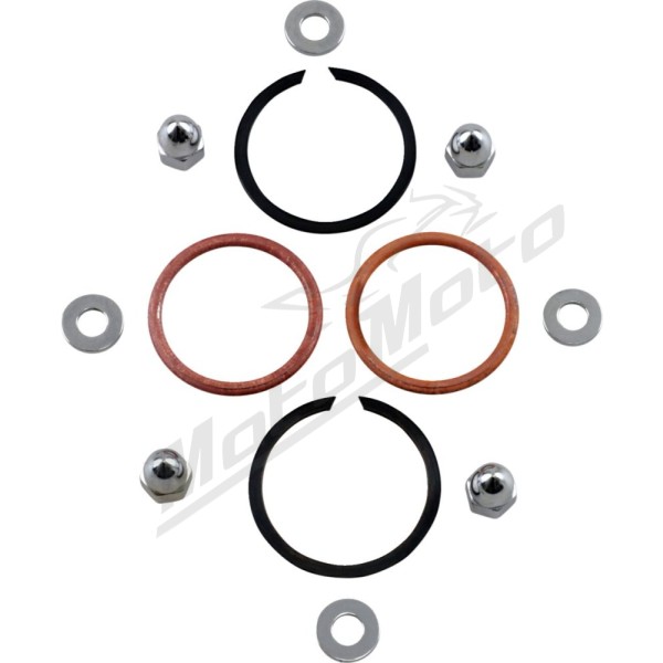 JAMES GASKET Exhaust Port Gasket Kit Harley Davidson 1340-1800cc 1983-2019