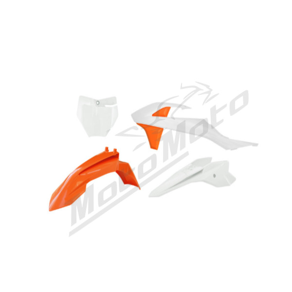 Racetech Plastic Set KTM SX / SX-E 16-24 White/Orange