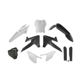 Racetech Plastic Set Triumph TF 250-450cc 24-> Black/White
