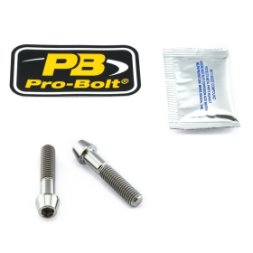 PRO BOLT Titanium Clip-On / Handle Bar Mount Bolt Kit Honda CBR 954-1000cc 02-19