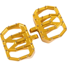 THRASHIN SUPPLY CO. Mini Aggressor Floorboards Harley Davidson FL / FLD / FLDE 1200-1977cc 72-25