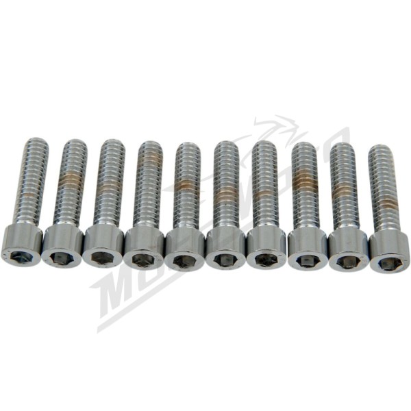 DRAG SPECIALTIES Socket-Head Bolts M6 x 1,0 (length 25,4 mm) 10pcs.