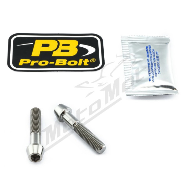 PRO BOLT Titanium Clip-On / Handle Bar Mount Bolt Kit Honda CBR 954-1000cc 02-19