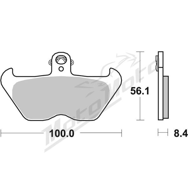 SBS HF Street 703HF Ceramic Organic Brake Pads BMW K / R 850-1200cc 92-02