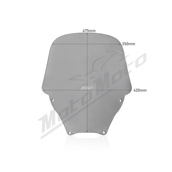WRS Scooter priekinis stiklas Lengvai Tamsintas 47,5cm Honda NSS 125-350cc 21-24