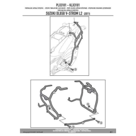 KAPPA Monokey Side K33N Side Case Holder Suzuki DL 650 V-Storm 11-16