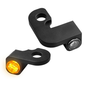 HEINZ BIKES NANO Series Handlebar Turn Signals Harley Davidson FLS / FLST / FLSTC / FXST / FXSTS / FXSTSI 1340/1690 90-14 