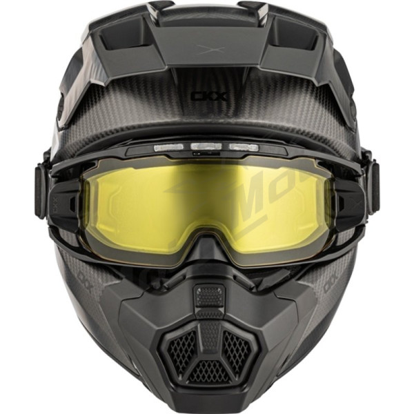 MX helmet CKX Titan AMS Matt Carbon + Heated Goggles