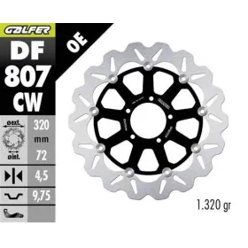GALFER Front brake disc Ducati Hypermotard / Monster / Diavel / Multistrada 796-1260 10-19