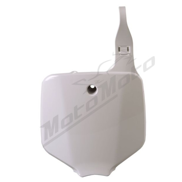 Priekinio numerio plastikas baltas CEMOTO Kawasaki KLX / KX 65-110cc 2000-2023