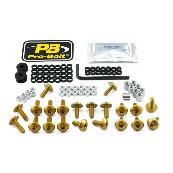 PRO BOLT Aluminium Fairing Bolt Kit for Suzuki GSX-R 1000cc 12-16