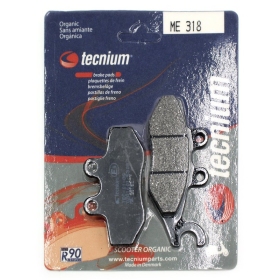 TECNIUM Motorolerio organinės stabdžių trinkelės ME318 Aprilia / Piaggio 125-500cc 04-25