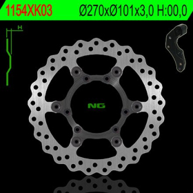 NG Front Fixed Brake Disc 270X101X3mm Suzuki RM-Z 250-450cc 05-22