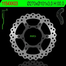 NG Front Fixed Brake Disc 270X101X3mm Suzuki RM-Z 250-450cc 05-22
