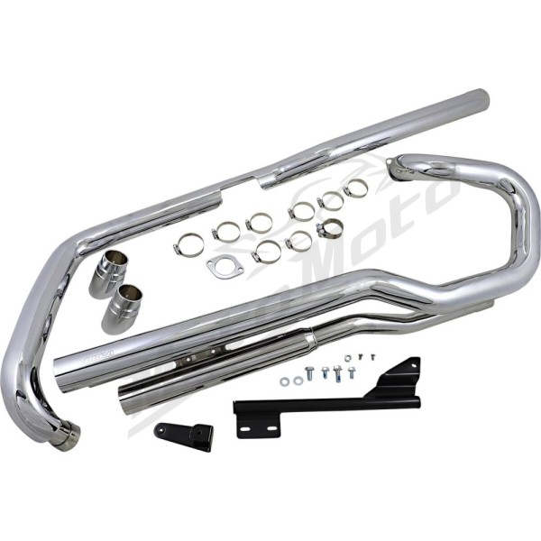 COBRA Speedster Slashdown Exhaust System Honda VTX 750-1800C 02-07