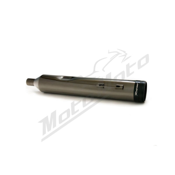 RINEHART RACING 500-0186 4.5 Muffler Slip-On Duals (black)  for FLH / FLHR / FLHRC / FLHRXS / FLHT 1750-1923cc 17-24