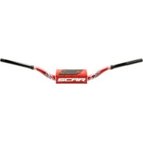 Scar Racing Vairas Ø28,6mm raudonas
