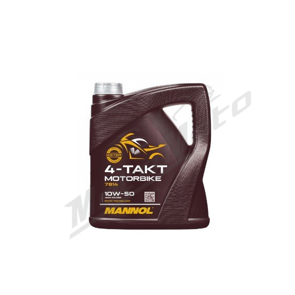 Mannol 4t motorcycle engine oil 10w50 4l 