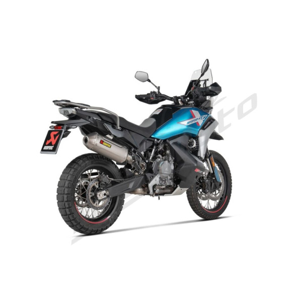 AKRAPOVIC Slip-On Line Muffler Titanium CF Moto MT-X 800 25-26