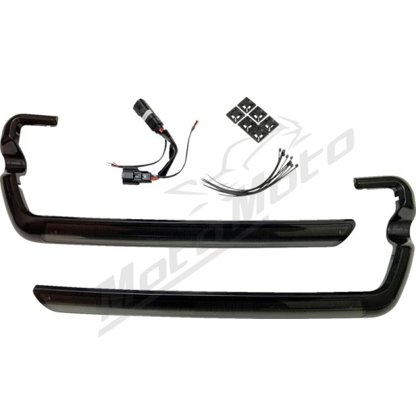 CUSTOM DYNAMICS Lower Saddlebag Side Marker LED Lights Harley Davidson FLH / FLHR / FLHT 1690-1977cc 14-24