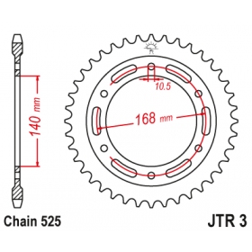 Rear sprocket JTR3