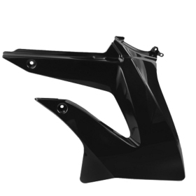 Maxtuned Radiator cover Right Derbi / Gilera 50cc 11-17 Black