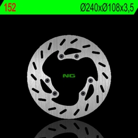 NG BRAKES 152 Front Round Fixed Brake Disc MOTOR HISPANIA / PEUGEOT 