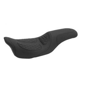 MUSTANG Dave Perewitz Signature Series Fastback 2-Up Seat Harley-Davidson FLH / FLHR / FLHRC / FLHRSE / FLHRXS / FLHT / FLHTC / FLHTCU / 