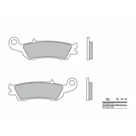 "BREMBO Off-Road" sukepinto metalo stabdžių trinkelės FANTIC XXF/ XX/ XEF/ XE 125-450, YAMAHA WR/ YZ/ 125-450