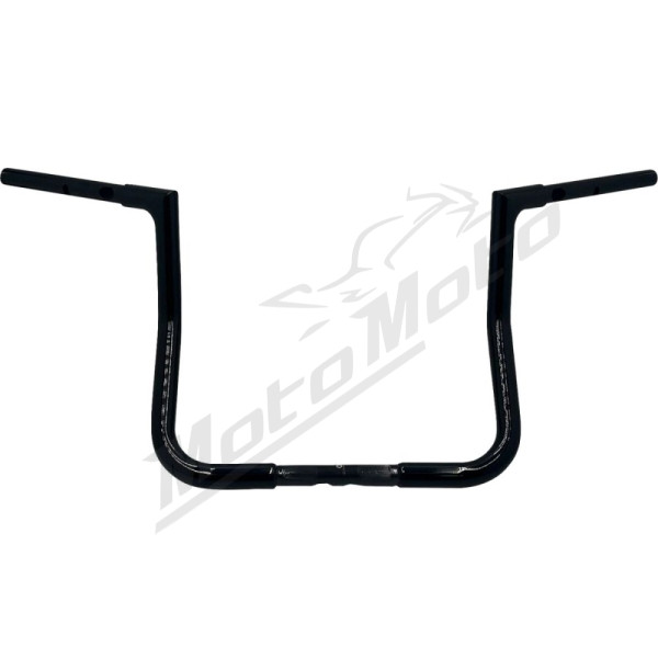 FAT BAGGERS INC. 1-1/4" EZ Install Flat Top Batwing Handlebar Black 32mm 91,5cm (33cm)