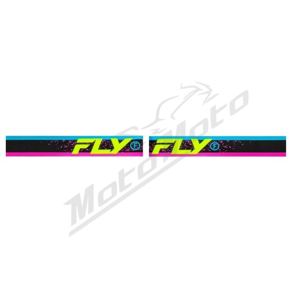 FLY RACING Zone Goggle Black/Grey - Red Mirror/Smoke Lens
