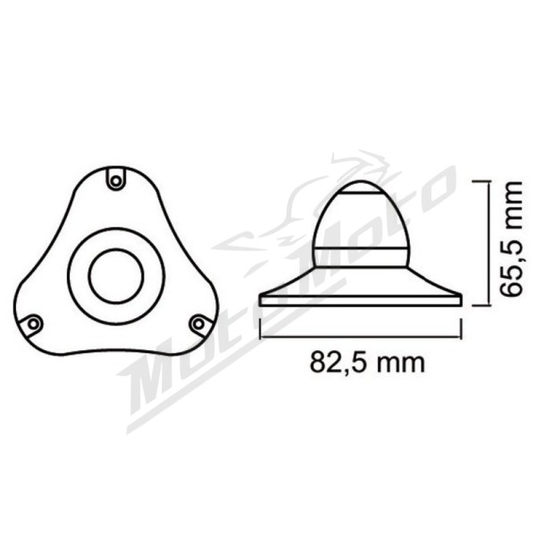 Osculati Sphera II navigation light 360° white