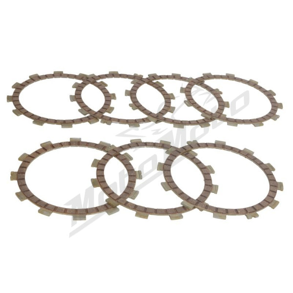 4Ride clutch discs set Yamaha DT / RD / RZ / TT / XT / YFM / YFZ 250-400cc 74-04
