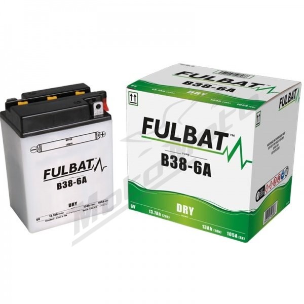 FULBAT Battery 13 Ah 105A EN 6V B38-6A