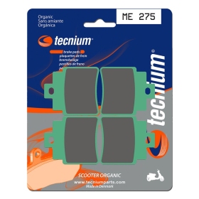 TECNIUM organinės stabdžių trinkelės ME275 SYM GTS 125 09-14